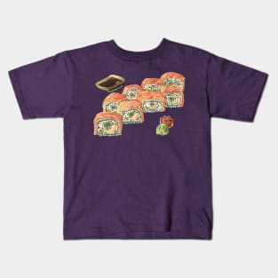 Eukaryotic Sushi Roll Kids T-Shirt